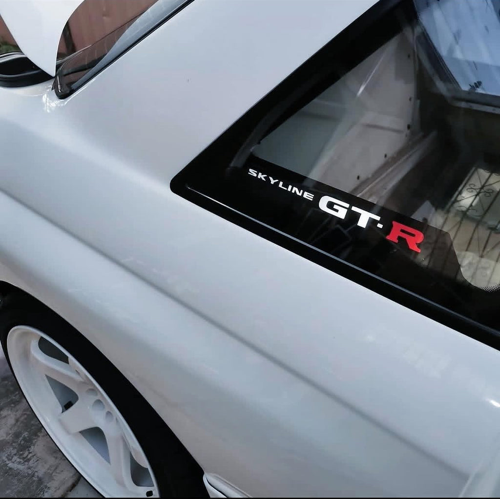 R32 skyline GTR illuminated window inserts