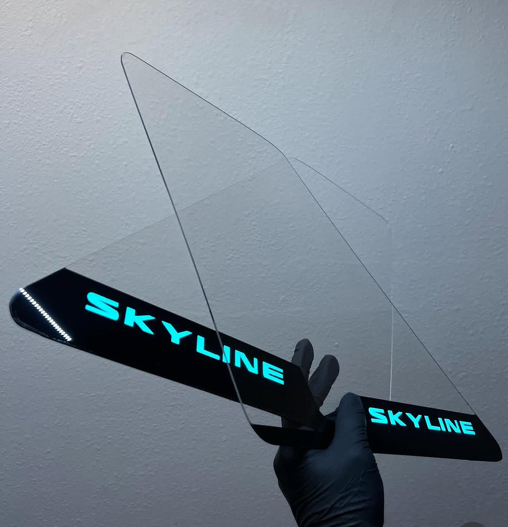 R32 skyline coupe illuminated inserts